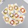 Cardboard "Autumn Wreath" set 10 pcs (5 types) 4x6 cm
