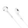 Hoco M101 headphones, wired, inserts, Type-C, 1.2 m, white