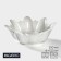 Porcelain salad Magistro "Blanche. Flower ", 200 ml, d = 13.5 cm, white color