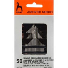 Assorted needles, 50 pcs. packaged