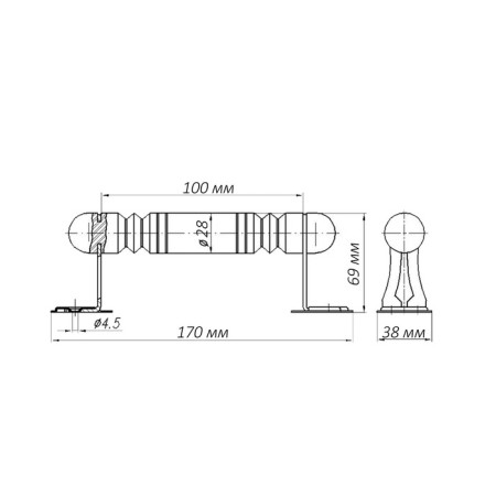 The handle-slop RS-100-S Causiasis-5