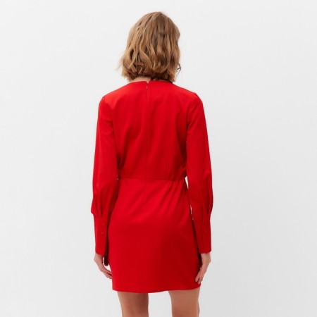 Women's dress Minaku: Silk pleasure Red color, rr 44-4