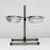 Stand with bowls, 2 x 1 l, height 40 cm, collapsible, green
