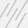 Sewing needles “Assorted”, D = 0.9 - 1 mm, 5.4 - 6.4 cm, 18 pcs