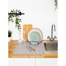 Dishes for dishes with the absorbent effect of Amaro Home, 40x60cm, color gray color