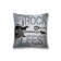 Decorative pillowcase "Guitar and microphones", on a zipper, size 45x45 cm