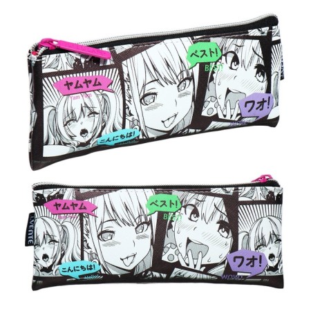 Penal soft, 1 department, 90 x 215 x 10 mm, flat, Devente, Anime Comix, artificial leather 7024408