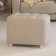 Bangage "Vicki", 530 × 400 × 460 mm, velor, beige color