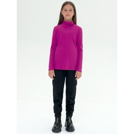 Jumper for girls, height 164 cm, raspberry color-3