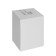 Silver LED candle, 7.5 × 10 × 7.5 cm, wax, plastic, batteries AAAX3 (not in the kit), glow warm white