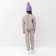 Children's costume with the basis (sweatshirt, pants) minku, gray color, height 140 cm