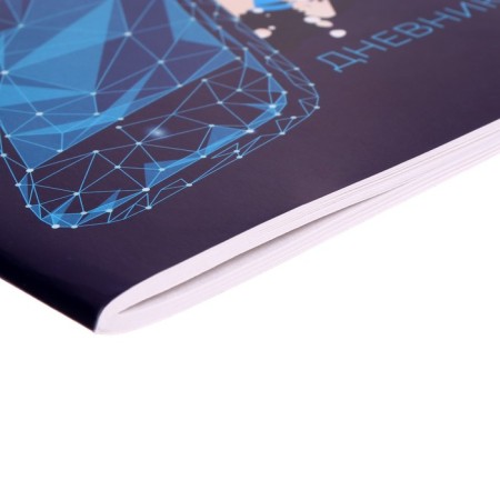 Diary in a soft cover, for grades 5-11, 48 sheets, calligrata "Smartphone. Abstraction"-2
