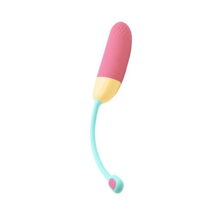 Vibrator Magic Motion Vini, silicone, orange color, 24 cm, d = 3.7 cm-1