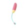 Vibrator Magic Motion Vini, silicone, orange color, 24 cm, d = 3.7 cm