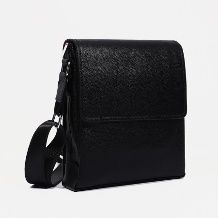 Male bag, black color-1