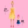 Olya doll with her daughter, with accessories, mix