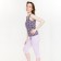 Female set (T -shirt, Bridges), lilac color, size 46