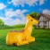 Figure for the site "Kosul" from gypsum good souvenirs, 27 cm, medium, brown