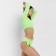Female separate mocalist Minaku with a scarf color green, size 42