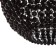 Ceiling light "Sukl" black 1x40W, E27, 41x41x47 cm