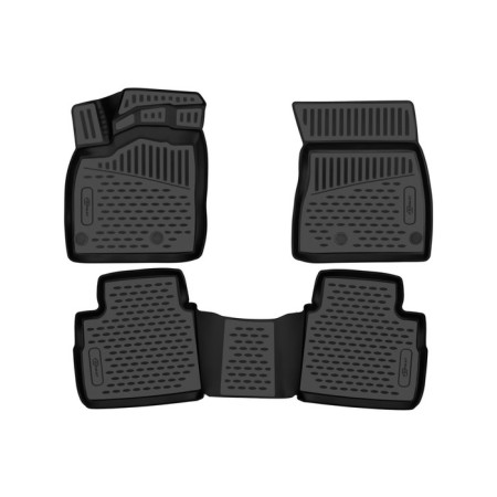 3D mats in the salon for Nissan Rogue 2021-, 3 pcs.