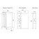 Cabinet-mirror karina 50, left 14 cm x 51 cm x 70 cm