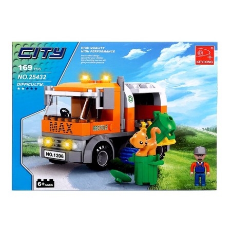 Designer "garbage truck", 167 parts-5
