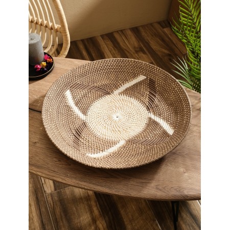 Decorative wicker rattan "Pister 1", 50x50x5 cm