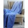 Midnight plaid, size 200x200 cm, blue color