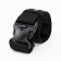 Tactical belt, 125 cm, width 5.3 cm, plastic buckle, black