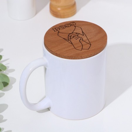 Cover-cover for the boss mug, beech, D 80mm-1