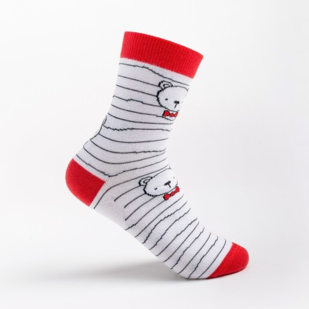 Nosk children's, white color/bears, size 18