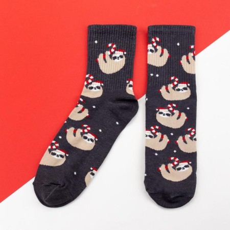 New Year. New Year's socks KAFTAN "LEAD" p. 36-39 (23-25 ​​cm)