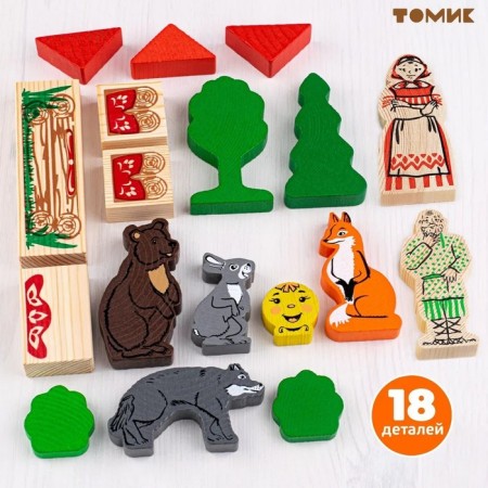 Designer "Tales" Kolobok "18 elements-2