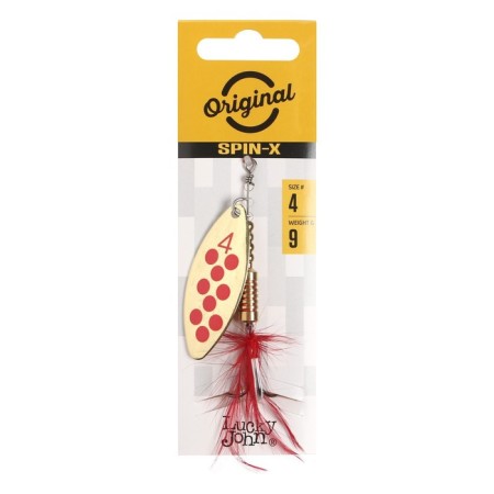 Lucky John Spin X Long 04, 9 g spinning spinners, GR color
