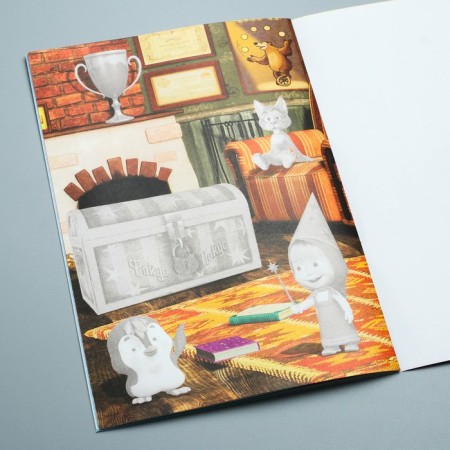 Book with applications "Masha and the Bear", 20 p., A5-3