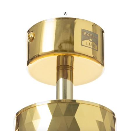Andri's spot GU10 gold 7.5x7.5x20 cm-5