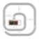 LED module with a driver and a linzed dialist on magnets with DU, 72W, LED, 305x305 mm