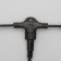 Garland "Curtain" 2 × 1.5 m, IP65, UMS, dark thread, 360 LED, warm white glow, 220 V