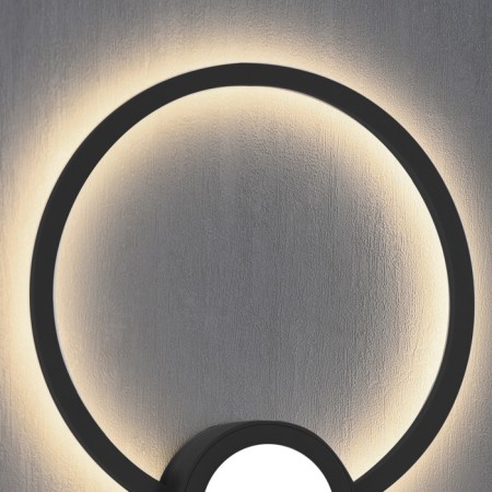 Wall lamp mantra mural, LED, 1440LM, 3000K, 260x40x430 mm, black color-2