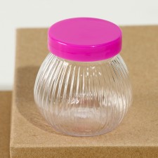 The basis for creativity and decor is a jar with a lid, size - 5.5 × 5.5 × 5.5 cm, mix color
