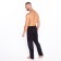 Male pants, black color, size 50