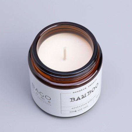 Aromatic candle in the Bamboo Bank, Envisor Wax, 88 g-7