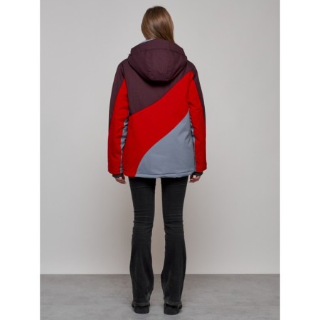 Ski jacket female, size 58, red color-15