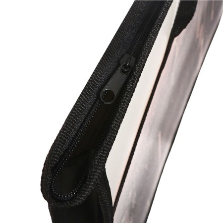 A3 folder with handles, plastic, zipper on top of 50 mm, 470 x 335 mm, PM-A3-26, "city" Gray-3