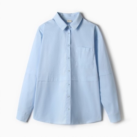 Women's blouse Minaku: Casual Collection Blue Color, Rr. 52-5