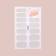 Manicure films, 14 pcs, with sparkles, white color