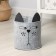 Organizer for storage Funny "Kotyara", 24 × 24 × 22 cm, 8 l, color gray color
