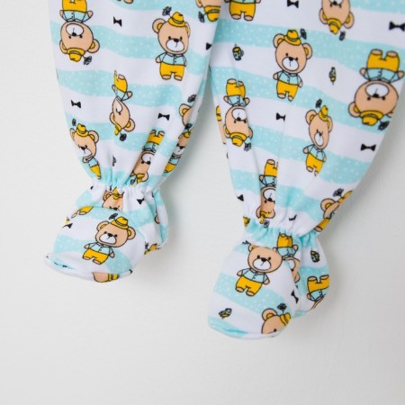 Children's sliders "bears", white color, height 74 cm-1