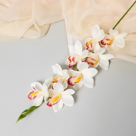 Artificial flowers "Cambria" 9x71 cm, white